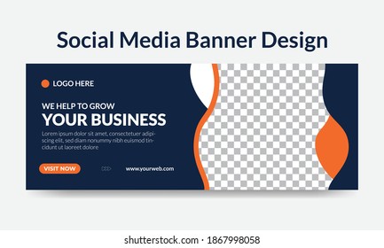 corporate business social media post template design