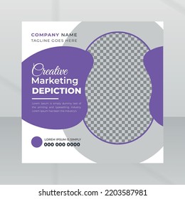 Corporate business social media  post or timeline cover template banner
