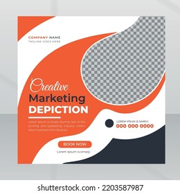 Corporate business social media  post or timeline cover template banner