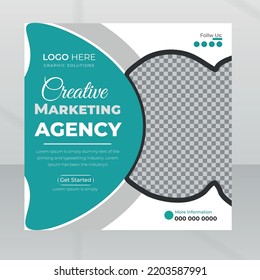 Corporate business social media  post or timeline cover template banner