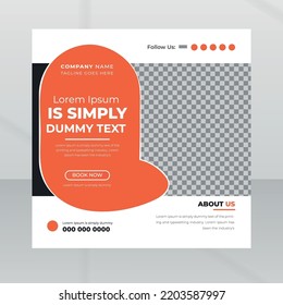 Corporate business social media  post or timeline cover template banner