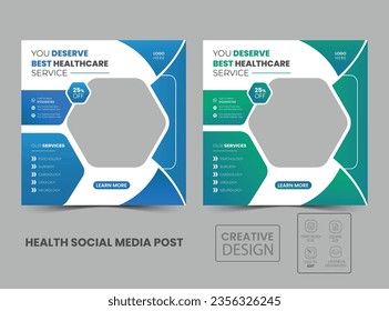 corporate business social media post design creative minimal template