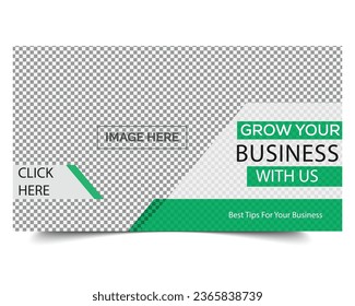 Corporate business social media post banner