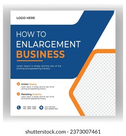 Corporate Business Social Media Post Banner Design Template, Social Media Post design .