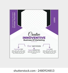 Corporate business social media post design