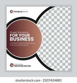 Corporate Business Social Media Post Design, Facebook, Instagram, and Digital Marketing Agency Template Design