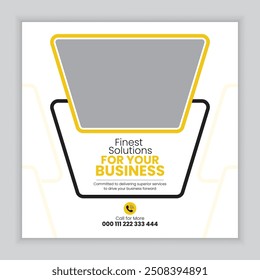 Corporate Business Social Media Post Design, Facebook, Instagram, Digital Marketing Agency Template Design