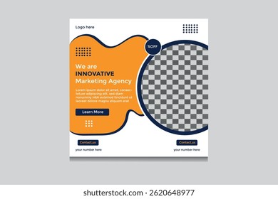 corporate business social media post design