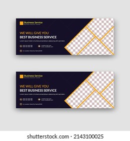 Corporate Business Solution Cover Design Banner Template