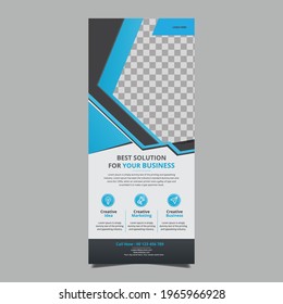Banner de resumen creativo para el negocio de las empresas