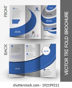 Corporate Business Store Tri-Fold Mock up & Brochure Design 