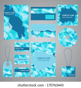 Corporate business style design. Vector illustration