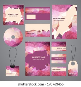Corporate business style design. Vector illustration