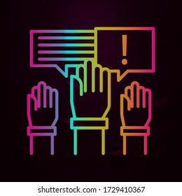 Corporate and business, team, teamwork nolan icon. Simple thin line, outline vector of Corporate and business icons for ui and ux, website or mobile application