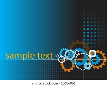 Corporate Business Technology Background - Vector