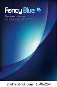 Corporate Business Template Background (Dark Blue)