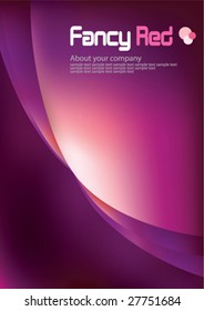 Corporate Business Template Background (Fancy Red)