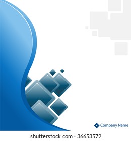 Corporate Business Template Background and icon. Vector illustration