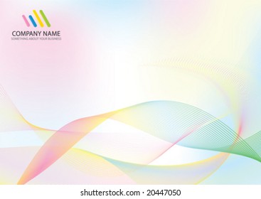 Corporate Business Template Background (water color design)