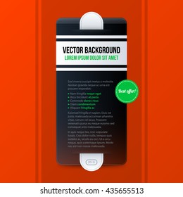 Corporate business text background template. Useful for presentations and advertising.