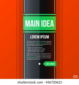 Corporate business text background template. Useful for presentations and advertising.
