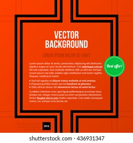 Corporate business text background template. Useful for presentations and advertising.