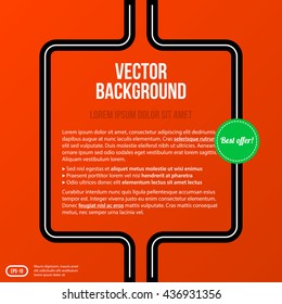 Corporate business text background template. Useful for presentations and advertising.