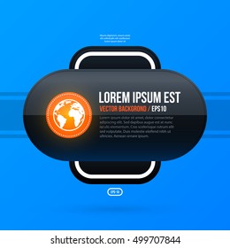 Corporate business text background template. Useful for presentations and advertising.
