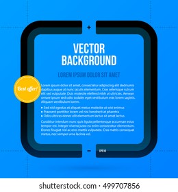 Corporate business text background template. Useful for presentations and advertising.