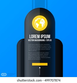Corporate business text background template. Useful for presentations and advertising.