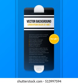 Corporate business text background template. Useful for presentations and advertising.