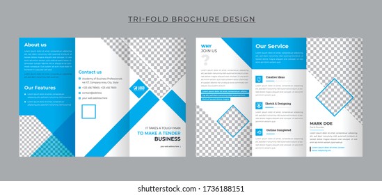 Diseño de folletos multiplicidad empresarial	