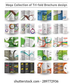 Corporate Business Tri-fold Brochure Design Bundle.