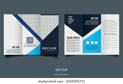 Corporate Business dreifach Broschüre oder Professional Company Profile Template