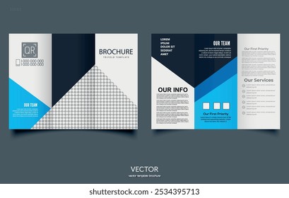 Corporate Business dreifach Broschüre oder Professional Company Profile Template