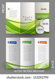 Corporate Business Tri-Fold Mock up & Brochure Design 