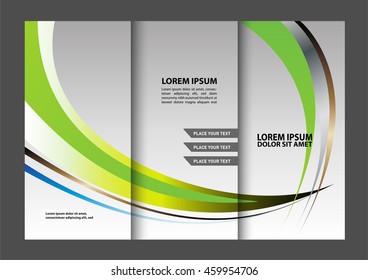 Corporate Business Tri-Fold Mock up & Brochure Design
