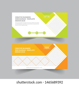 corporate business web banner template 