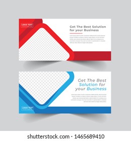 corporate business web banner template 