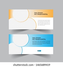 corporate business web banner template 