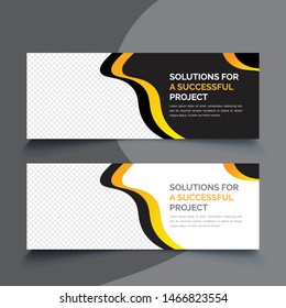 corporate business web banner template