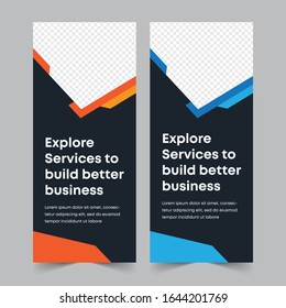 corporate business web banner template
