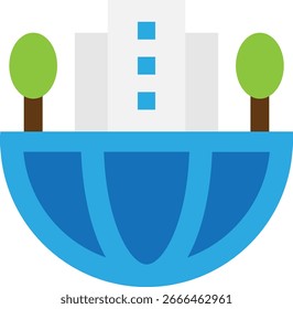 Icono de trabajo de negocios Corporativa Vector Ilustración plana