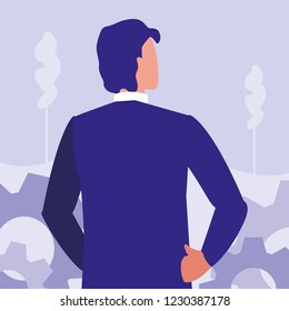 Corporate businessman design