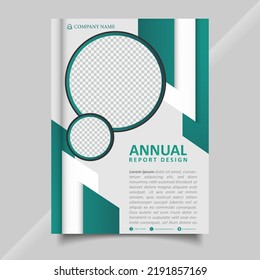 Corporate bussiness annual report flyer design collection
