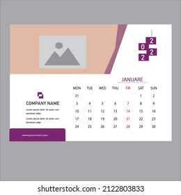 Corporate Calendar Post Social Media Design