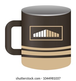 corporate ceramic mug mockup  template for branding identity and company