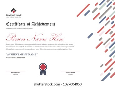 Corporate Certificate A4 Size, Graduate Certificate, Course