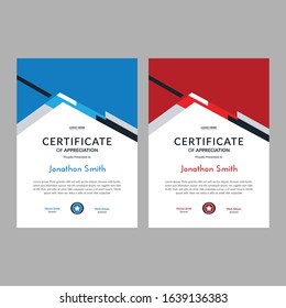 Corporate certificate design template - vector