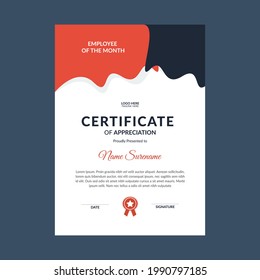 Corporate Certificate Template Design Layout